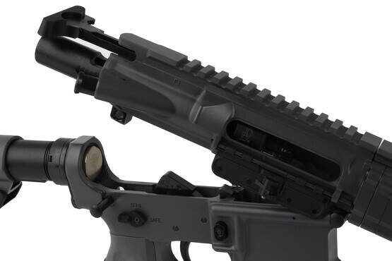 The Daniel Defense DDM4v7 rifle comes with an M16 bolt carrier group and milspec charging handle